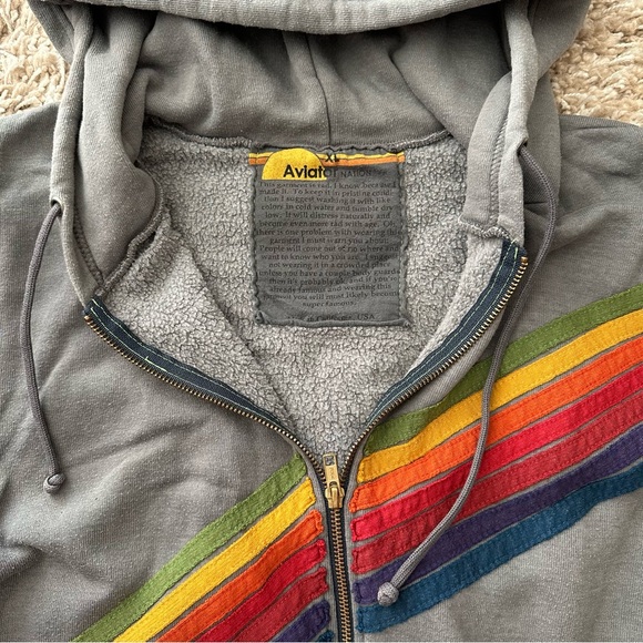Aviator Nation disco stitch hoodie - Picture 4 of 12